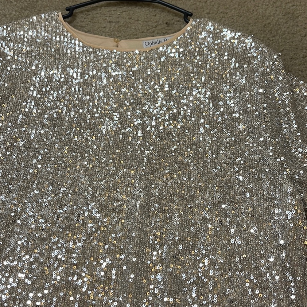 Ophelia Roe Sequin Top!
